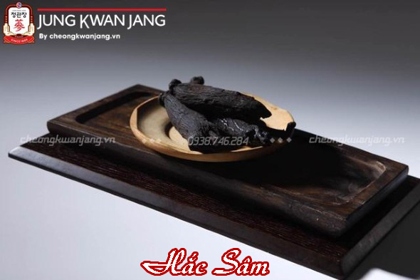 hình ảnh hắc sâm củ khô