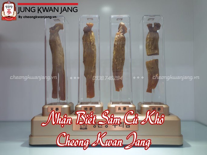 cách nhận biết sâm củ khô chính phủ hàn quốc
