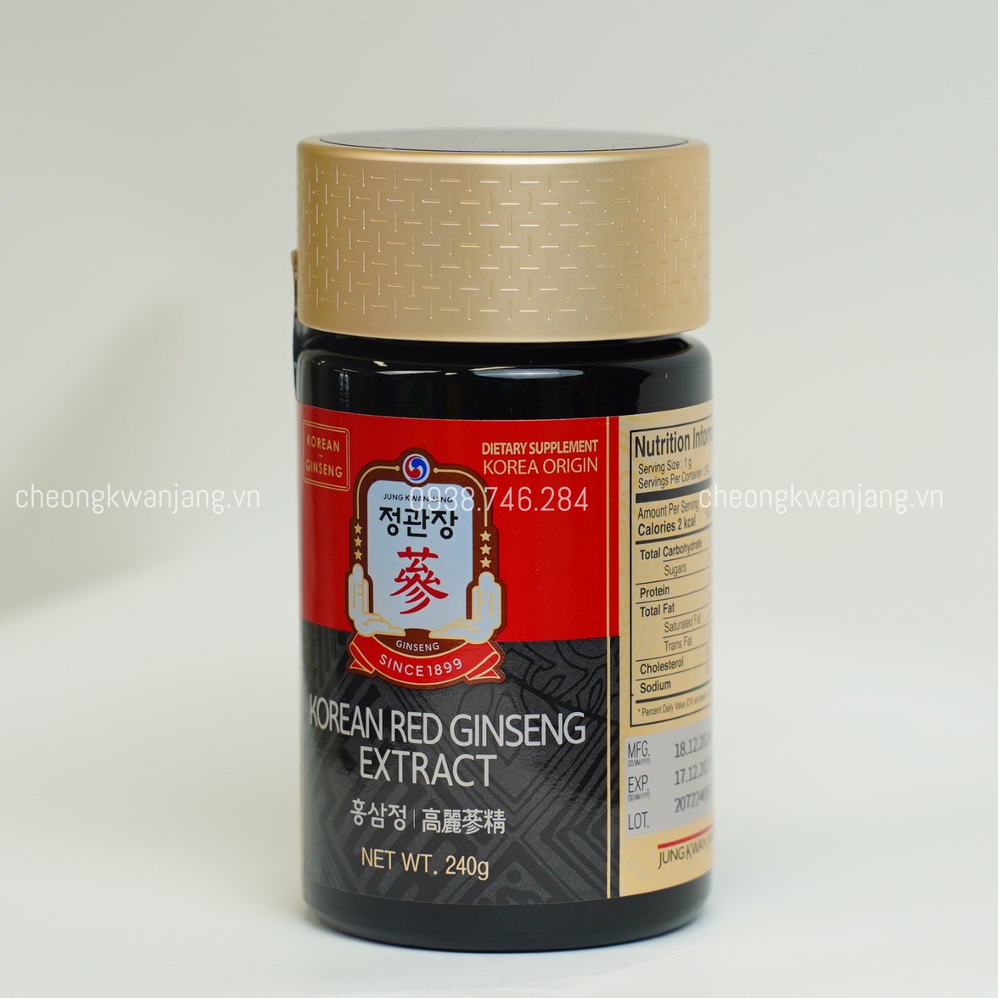 Một Số Hình Ảnh Cao Hồng Sâm Jung Kwan Jang 240g - [정몰] 홍삼정 240g (80일분) | Cheong Kwan Jang | Cheongkwanjang.vn