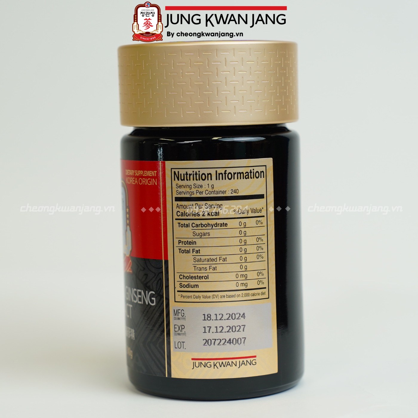 Tinh chất sâm đỏ cô đặc 240g dùng 80 ngày Cheong Kwan Jang