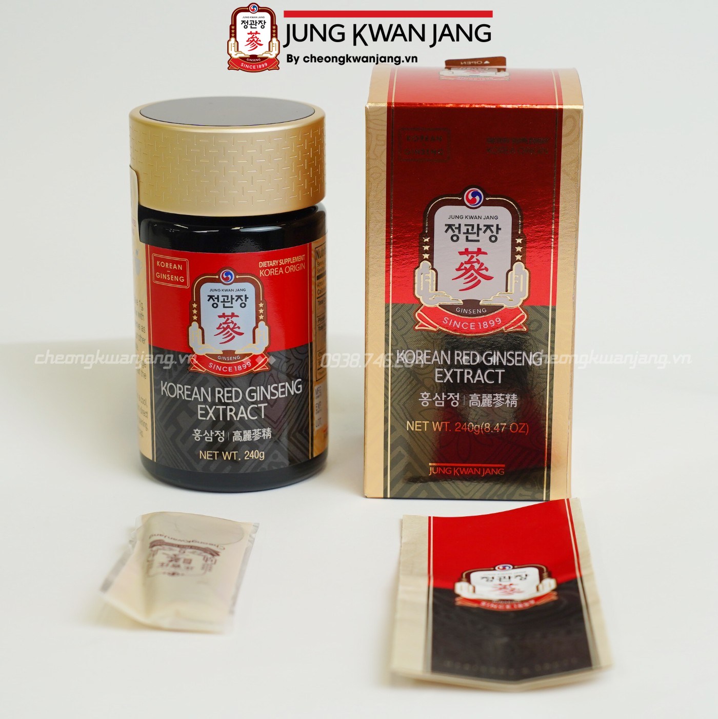 Cao Hồng Sâm Jung Kwan Jang 240g cho người suy nhược – mệt mỏi