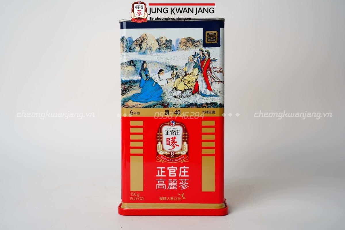 Hồng Sâm Củ Khô Jung Kwan Jang 150g Số 40 chính hãng KGC