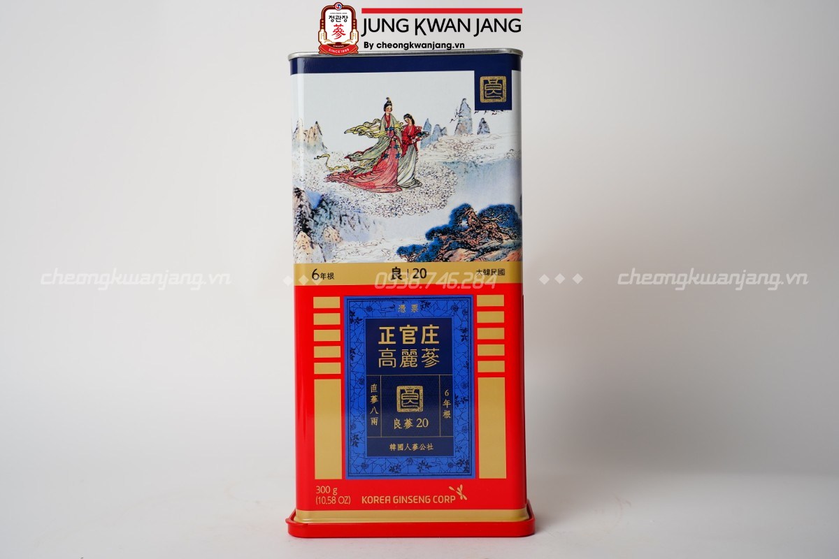 Hồng Sâm Củ Khô Jung Kwan Jang 300g Số 20 chính hãng Cheong Kwan Jang