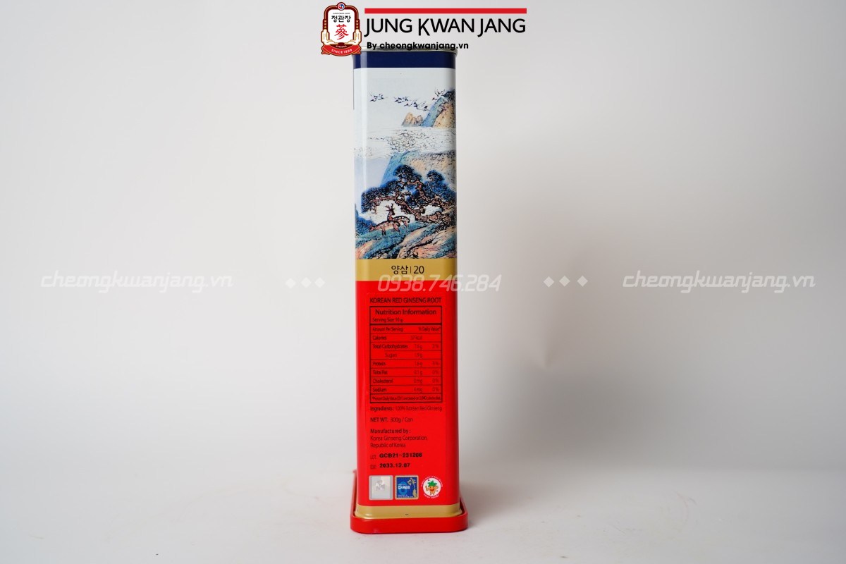 Nhân sâm củ khô Jung Kwan Jang 300g số 20 tại Việt Nam