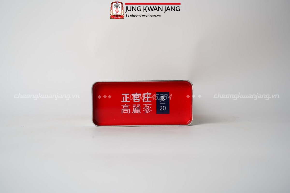 Chi tiết củ Hồng Sâm Củ Khô Jung Kwan Jang loại 20 chi