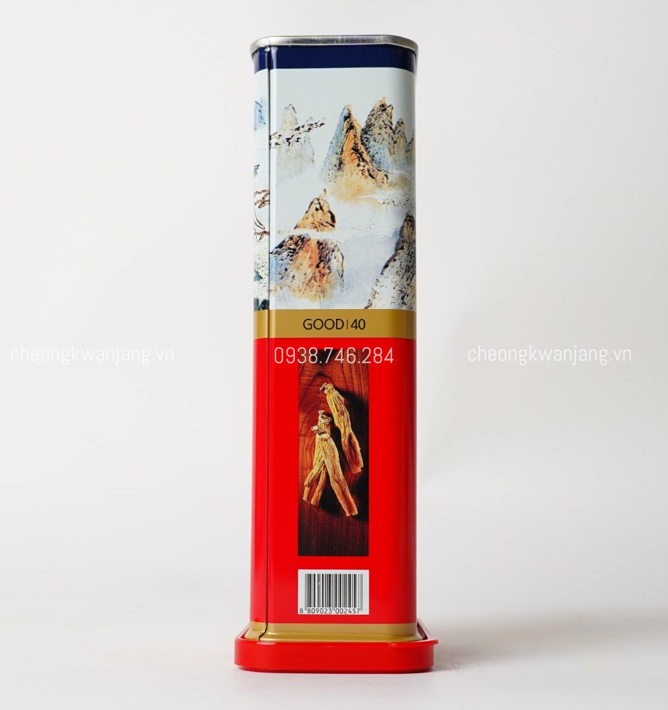 Hộp Hồng Sâm (Lương Sâm) Củ Khô Jung Kwan Jang Số 40 – món quà sức khỏe cao cấp dành tặng người thân