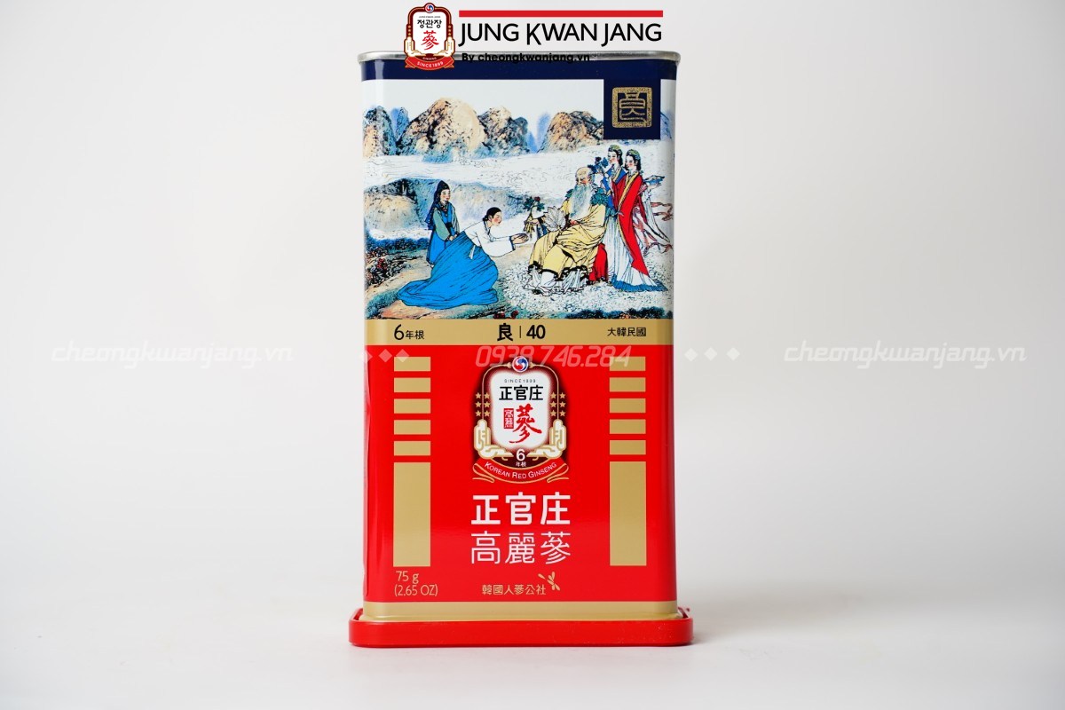Hồng Sâm Củ Khô Jung Kwan Jang 75g Số 40 chính hãng Hàn Quốc