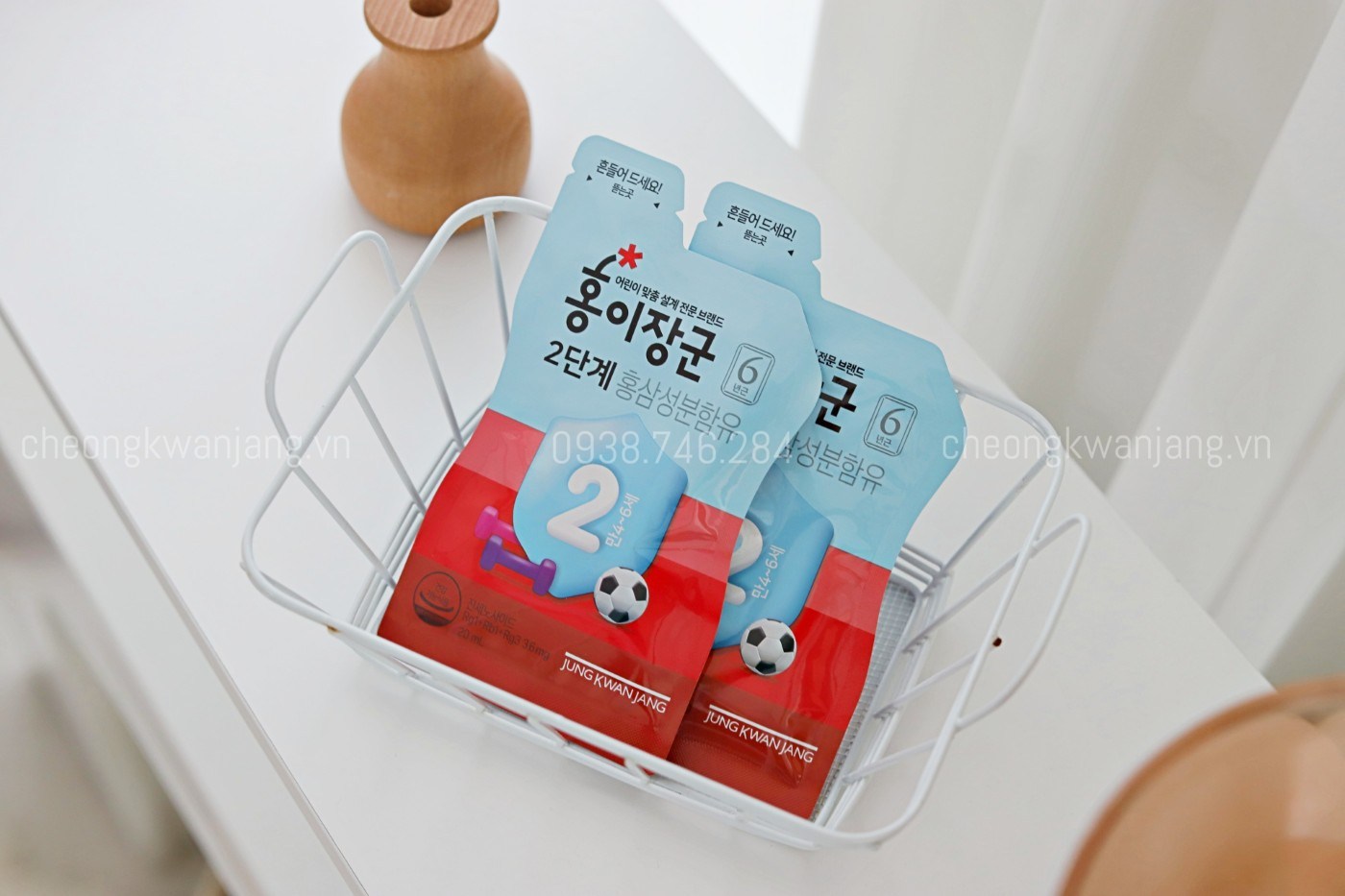 Hình Ảnh Nước Hồng Sâm Trẻ Em Jung Kwan Jang Số 3 (20ml  x 30 Gói ) - [정몰] 홍이장군 3단계 드리밍세트 20ml*30포 (30일분) | Cheong Kwan Jang | cheongkwanjang.vn