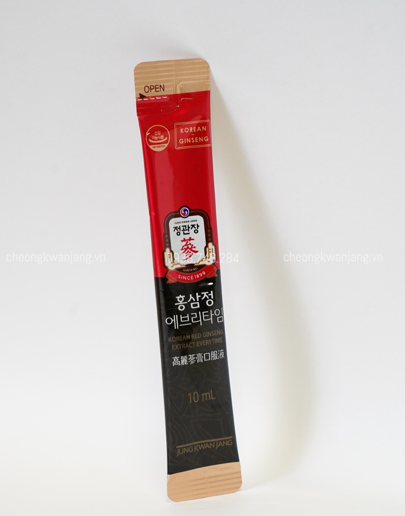 Nước Hồng Sâm Jung Kwan Jang Everytime 10ml x 30 Gói  - [정몰] 홍삼정 에브리타임 10ml*30포 (30일분) | Cheong Kwan Jang | Cheongkwanjang.vn
