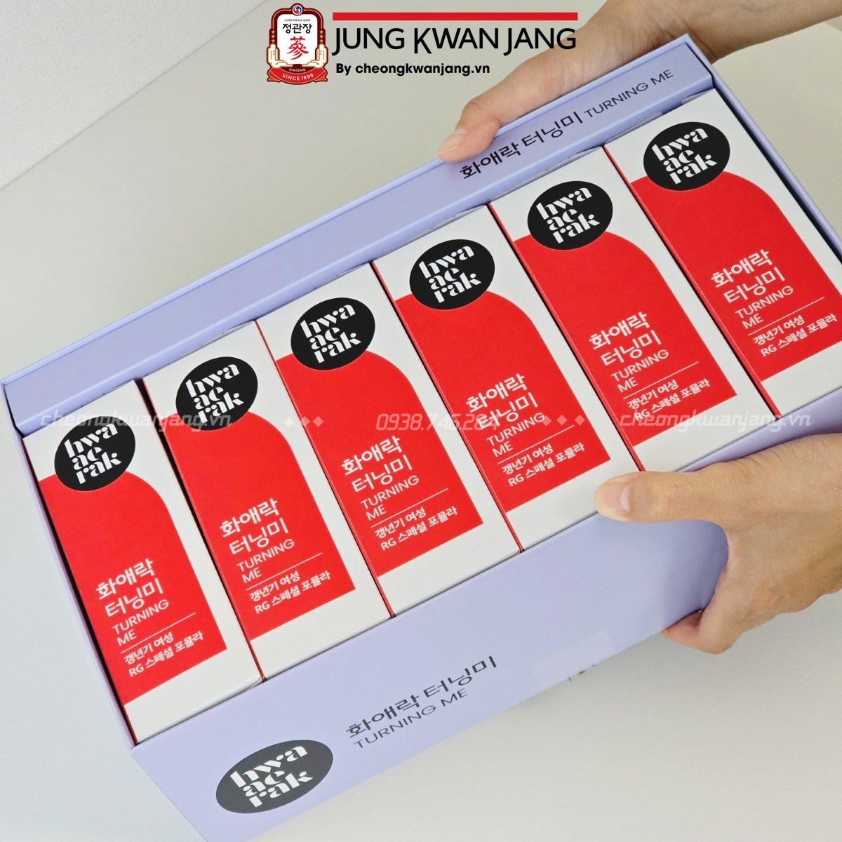 Hwa Ae Rak Turning Me nước hồng sâm dành cho phụ nữ cân bằng nội tiết