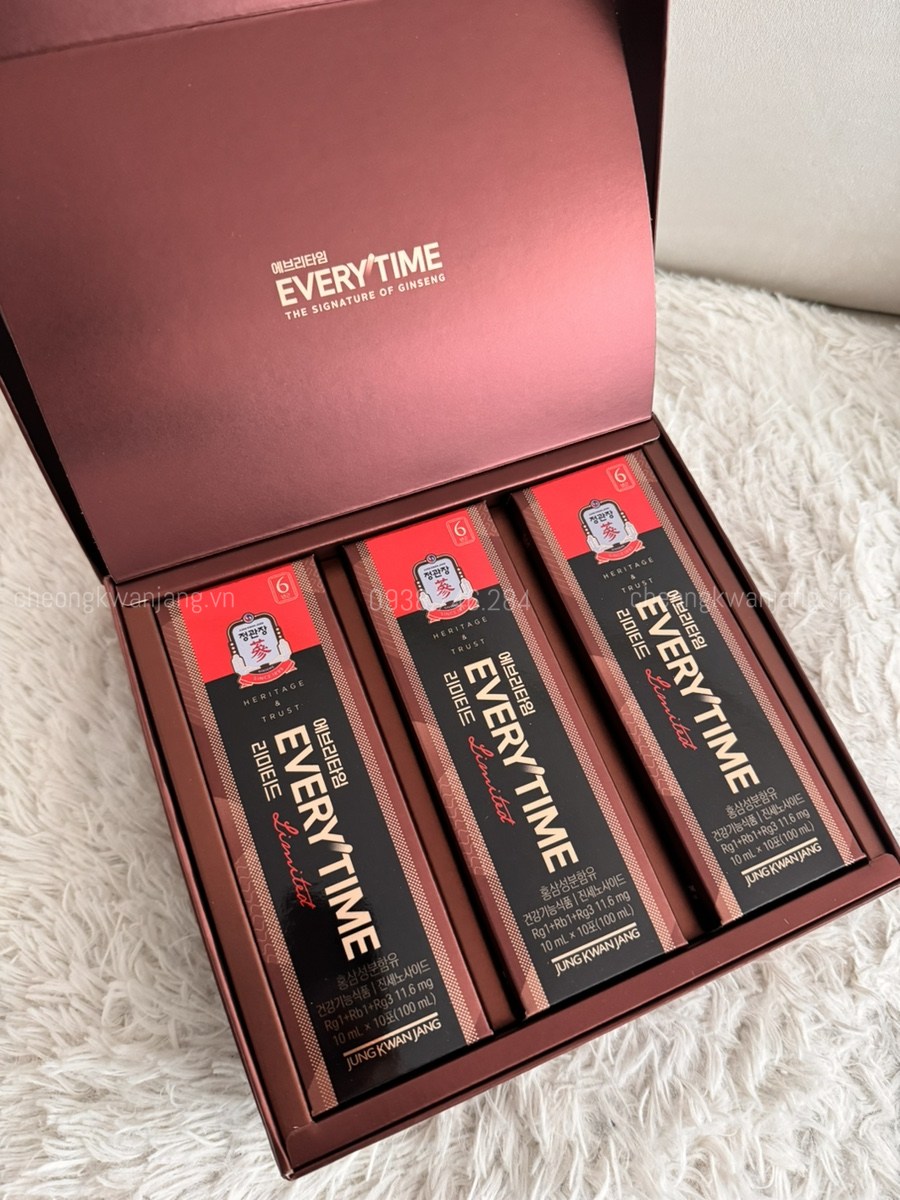 Nước Tinh Chất Địa Sâm Jung Kwan Jang hỗ trợ tăng cường sức khỏe và miễn dịch