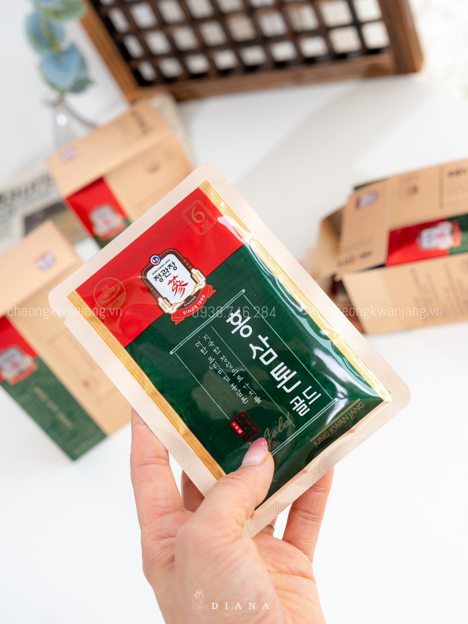 Nước Hồng Sâm Pha Sẵn Jung Kwan Jang Tonic Gold sản phẩm bổ dưỡng từ Hàn Quốc