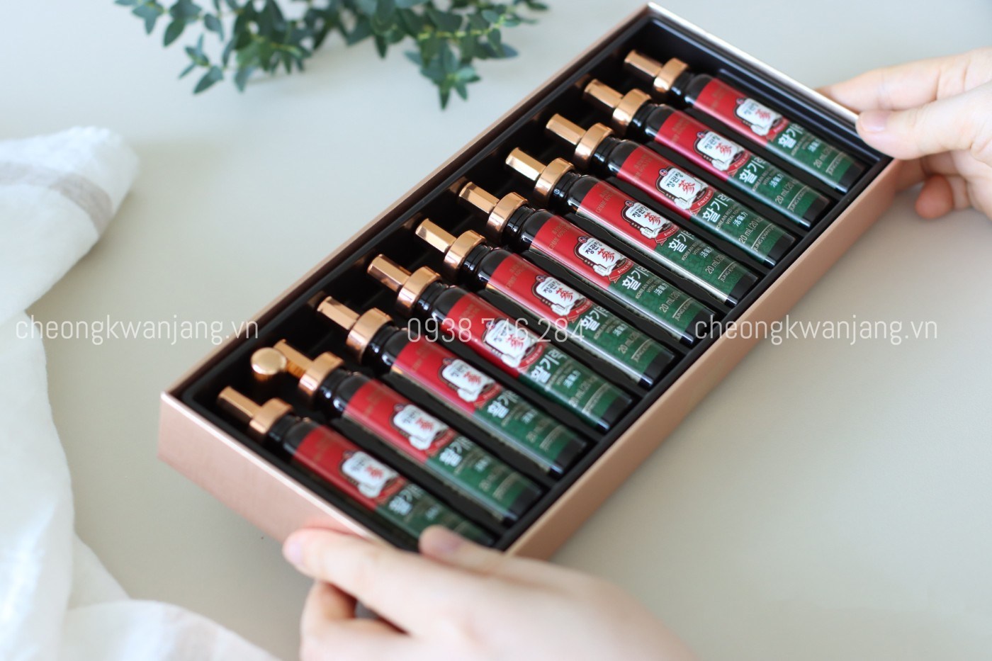 Nước Hồng Sâm Jung Kwan Jang Vital Tonic 10 ống x 20ml - 정관장 활기력 20ml x 10병 | Cheong Kwan Jang | Cheongkwanjang.vn