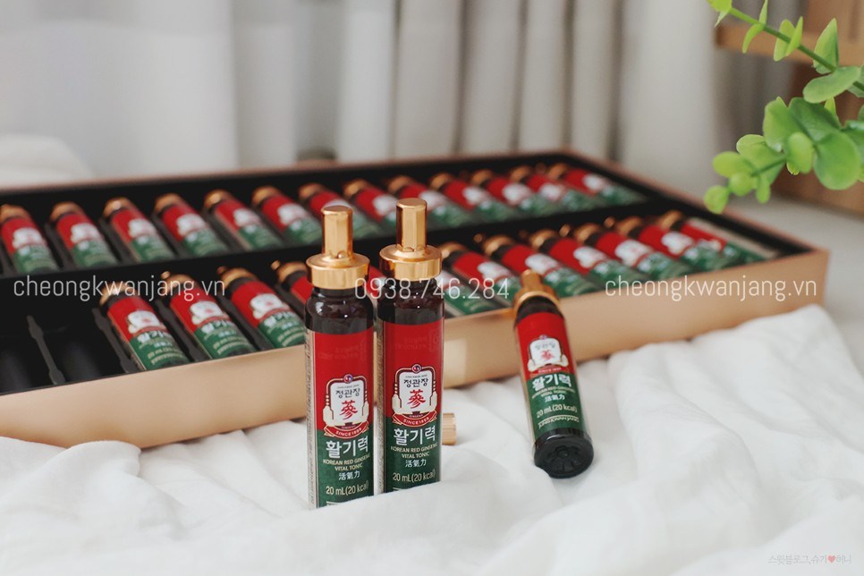 Nước Hồng Sâm Jung Kwan Jang Vital Tonic 30 ống x 20ml - 정관장 활기력 20ml x 30병 | Cheong Kwan Jang | Cheongkwanjang.vn