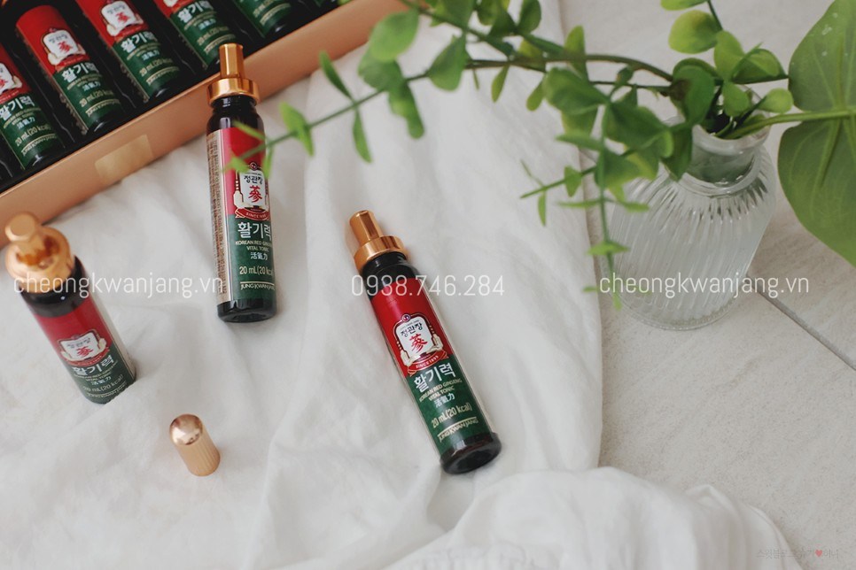 Nước Hồng Sâm Jung Kwan Jang Vital Tonic 30 ống x 20ml - 정관장 활기력 20ml x 30병 | Cheong Kwan Jang | Cheongkwanjang.vn