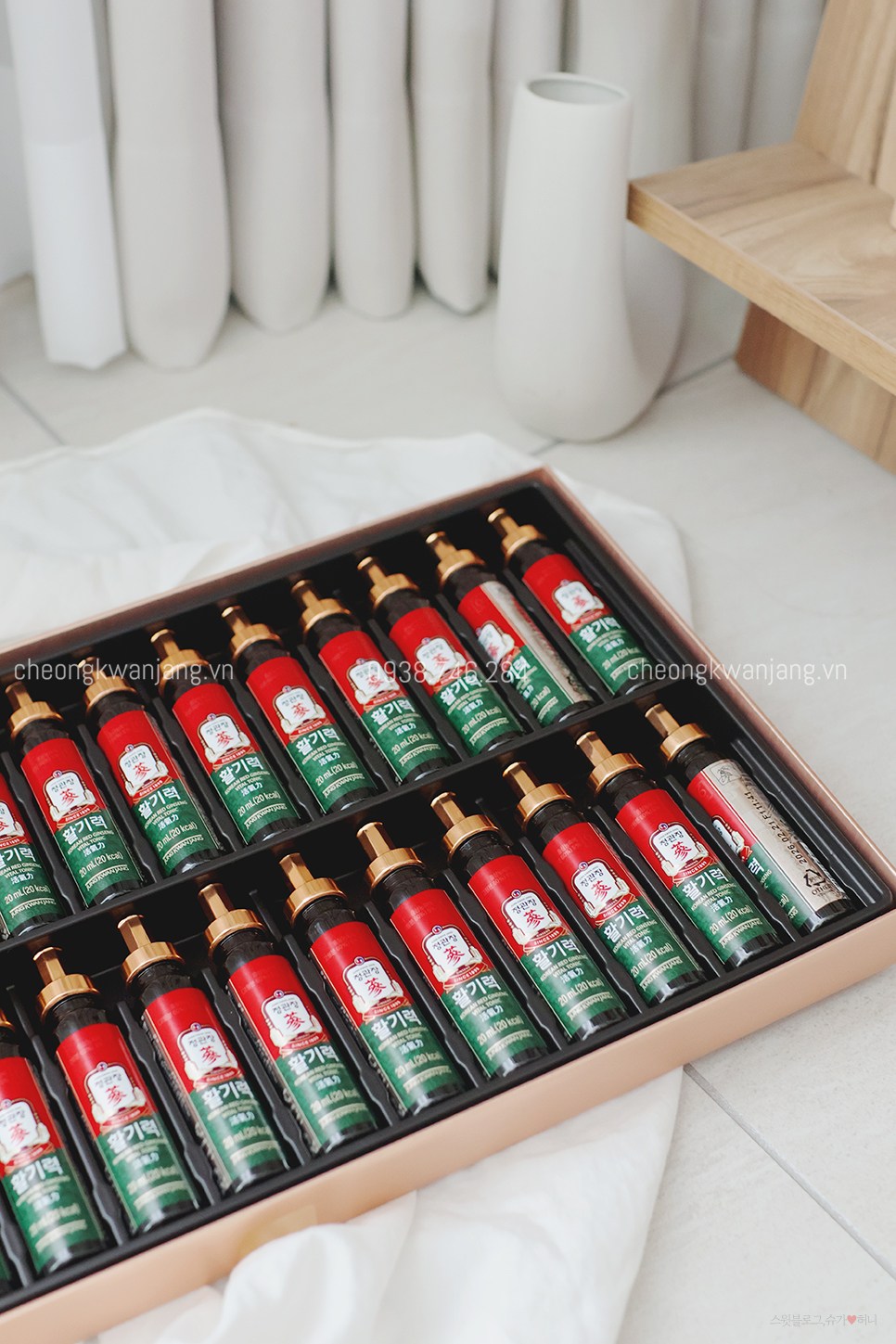 Nước Hồng Sâm Jung Kwan Jang Vital Tonic 30 ống x 20ml - 정관장 활기력 20ml x 30병 | Cheong Kwan Jang | Cheongkwanjang.vn