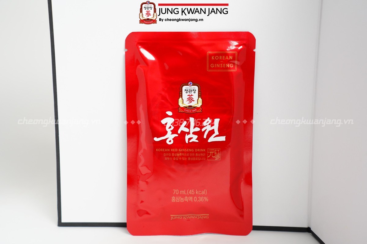 Sản phẩm hồng sâm Won 70ml x 15 gói bồi bổ và giảm mệt mỏi