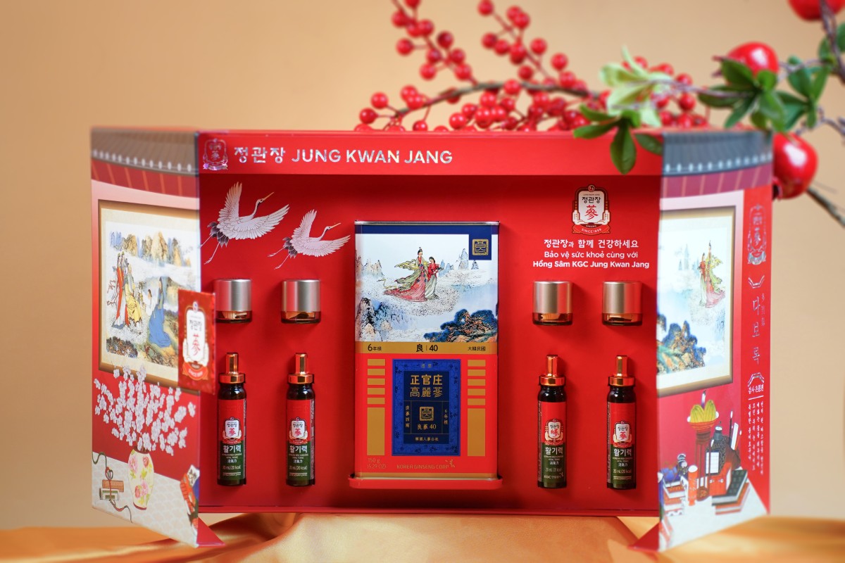 Hộp quà Hồng Sâm cao cấp An Khang Vạn Thọ biếu tặng sức khỏe