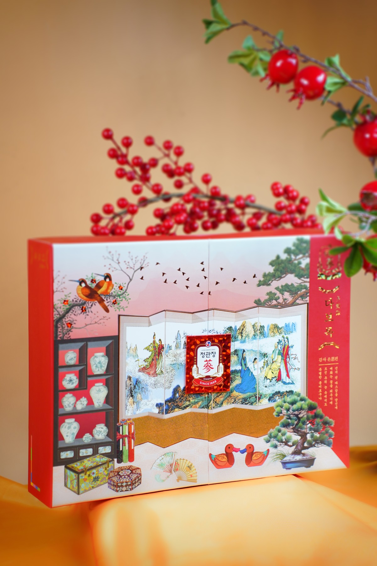 Set Quà Tặng Hồng Sâm Jung Kwan Jang Thọ Phúc Khang Ninh cao cấp dành cho sức khỏe