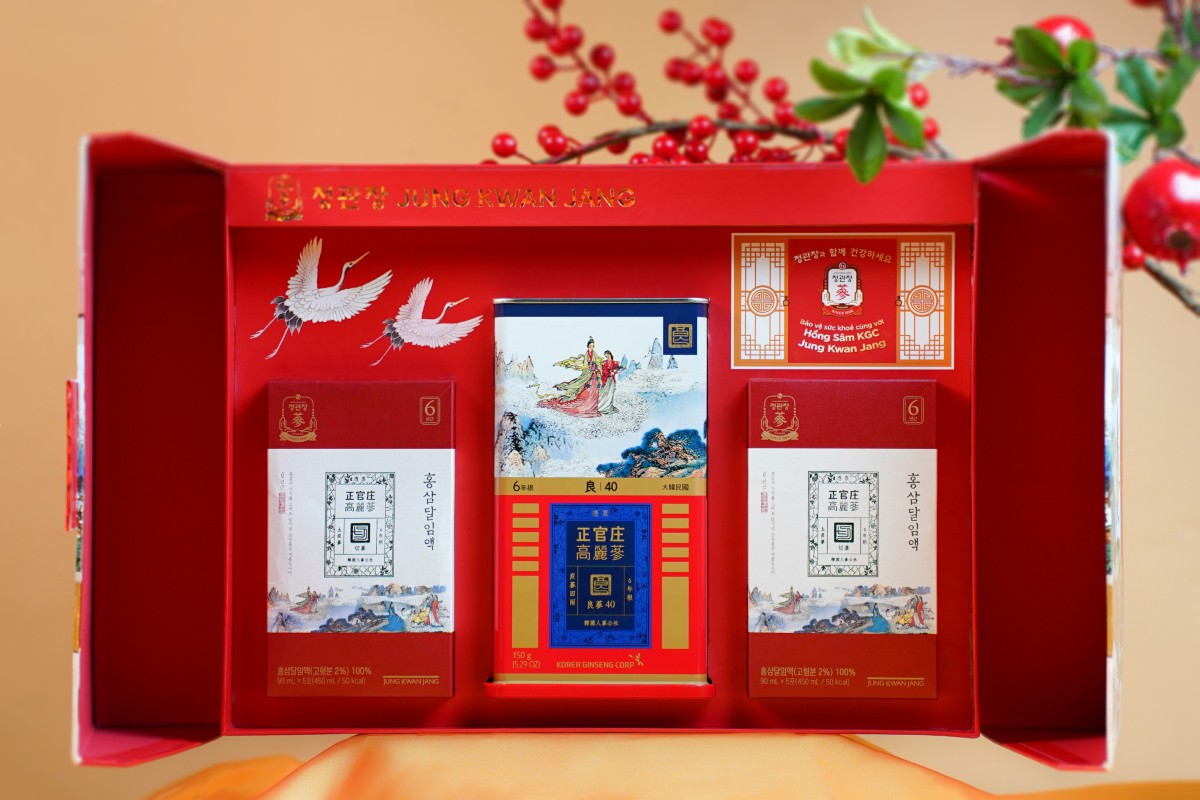 Hộp quà Thọ Phúc Khang Ninh Cheong Kwan Jang với Hồng Sâm 6 năm tuổi