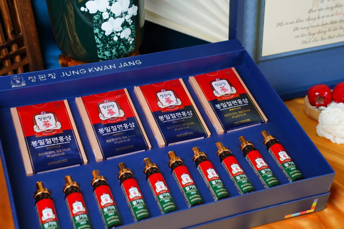 Quà Tết Jung Kwan Jang Xuân Phong Đắc Ý – tinh hoa hồng sâm 6 năm tuổi