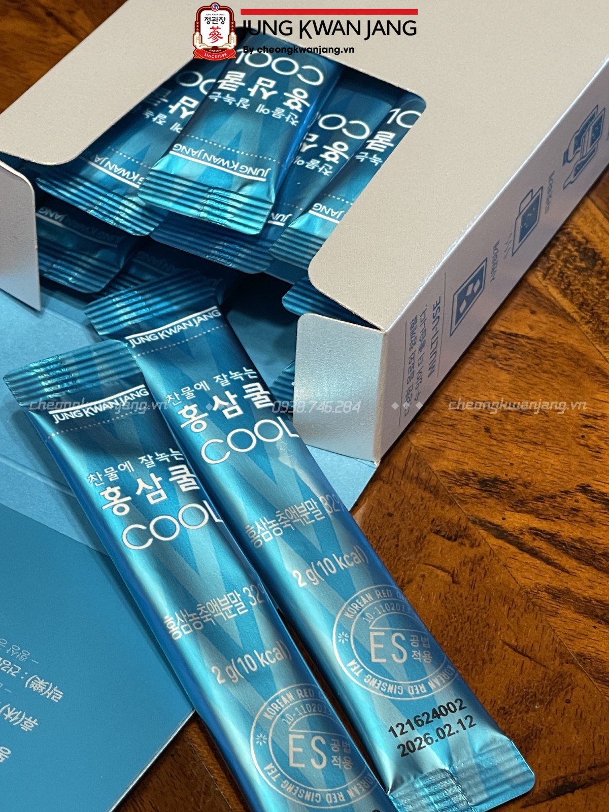 Trà Hồng Sâm Tea Cool 100 gói hỗ trợ năng lượng và miễn dịch