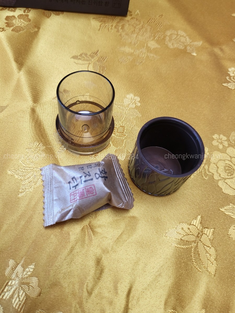 Hình Ảnh Viên Hồng Sâm Linh Đan Jung Kwan Jang Hwang Jin Dan 4g x 12 Viên - 정관장 황진단 4g x 12환 (12일분)  | Cheong Kwan Jang | cheongkwanjang.vn