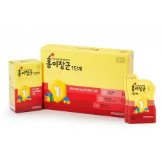 Nước Hồng Sâm Trẻ Em Jung Kwan Jang Số 1 ( 15ml  x 30 Gói ) - [정몰] 홍이장군 1단계 15ml*30포 (30일분) | Cheong Kwan Jang | cheongkwanjang.vn
