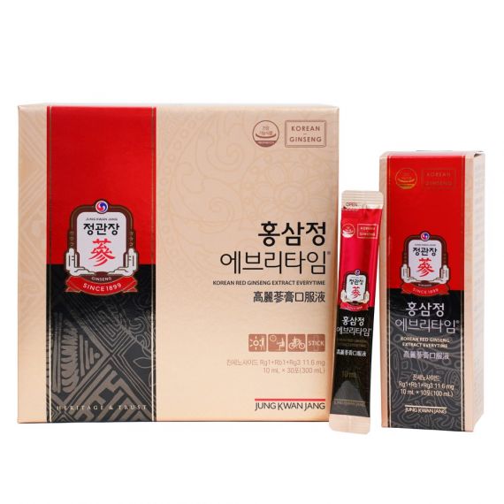Nước Hồng Sâm Jung Kwan Jang Everytime 10ml x 30 Gói  - [정몰] 홍삼정 에브리타임 10ml*30포 (30일분) | Cheong Kwan Jang | Cheongkwanjang.vn