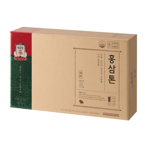 Nước Hồng Sâm Jung Kwan Jang Tonic Mild 50ml x 30 Gói - 정관장 홍삼톤 50ml x 30포 (구. 홍삼톤마일드 30포) | Cheongkwanjang.vn