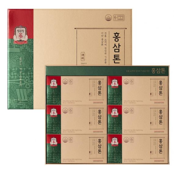 Nước Hồng Sâm Jung Kwan Jang Tonic Mild 50ml x 60 Gói - 정관장 홍삼톤 50ml x 60포 (구. 홍삼톤마일드 60포)