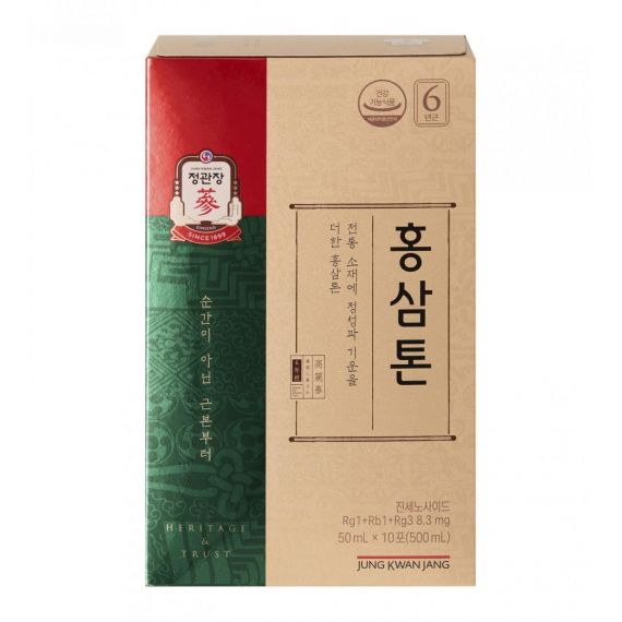 Nước Hồng Sâm Jung Kwan Jang Tonic Mild 50ml x 30 Gói - 정관장 홍삼톤 50ml x 30포 (구. 홍삼톤마일드 30포) | Cheongkwanjang.vn