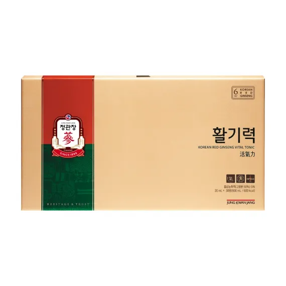 Nước Hồng Sâm Jung Kwan Jang Vital Tonic 30 ống x 20ml - 정관장 활기력 20ml x 30병 | Cheong Kwan Jang | Cheongkwanjang.vn