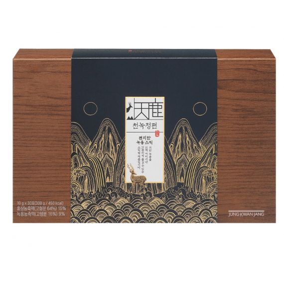 Nước hồng sâm nhung hươu Jung Kwan Jang Cheon Nok Sam 10g x 30 gói - [정몰] 천녹정편 10g*30포 | Cheong Kwan Jang | Cheongkwanjang.vn