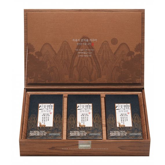 Nước hồng sâm nhung hươu Jung Kwan Jang Cheon Nok Sam 10g x 30 gói - [정몰] 천녹정편 10g*30포 | Cheong Kwan Jang | Cheongkwanjang.vn