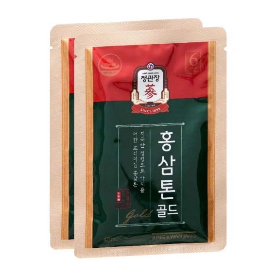 Nước Hồng Sâm Tonic Gold Jung Kwan Jang 40ml x 30 Gói - 정관장 홍삼톤 골드 40ml x 30포