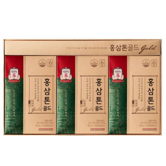 Nước Hồng Sâm Tonic Gold Jung Kwan Jang 40ml x 30 Gói - 정관장 홍삼톤 골드 40ml x 30포