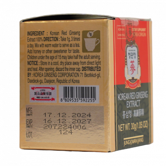 Cao Hồng Sâm Jung Kwan Jang 30g - [정몰] 홍삼정 30g (10일분) | Cheong Kwan Jang | Cheongkwanjang.vn