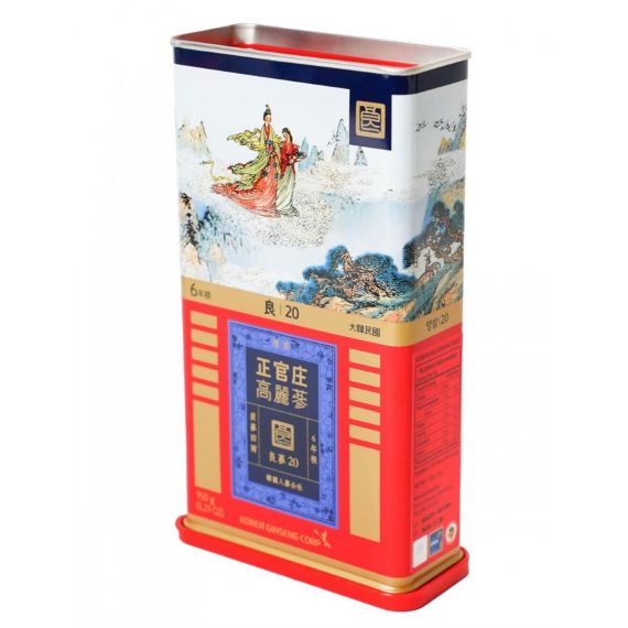 Hồng Sâm (Lương Sâm) Củ Khô Jung Kwan Jang 150g Số 20 - [정몰] 뿌리삼 양삼 20지 150g | Cheongkwanjang.vn