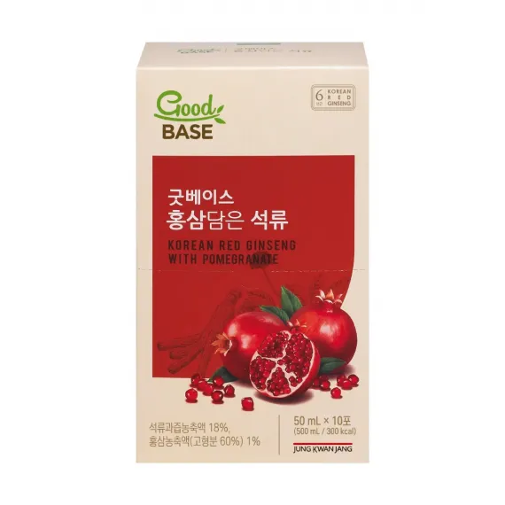 Nước Hồng Sâm Goodbase Jung Kwan Jang (Cheong Kwan Jang) Lựu Đỏ 50ml x 30 Gói | Cheongkwanjang.vn