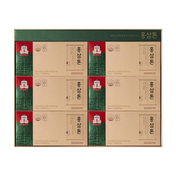 Nước Hồng Sâm Jung Kwan Jang Tonic Mild 50ml x 60 Gói - 정관장 홍삼톤 50ml x 60포 (구. 홍삼톤마일드 60포)